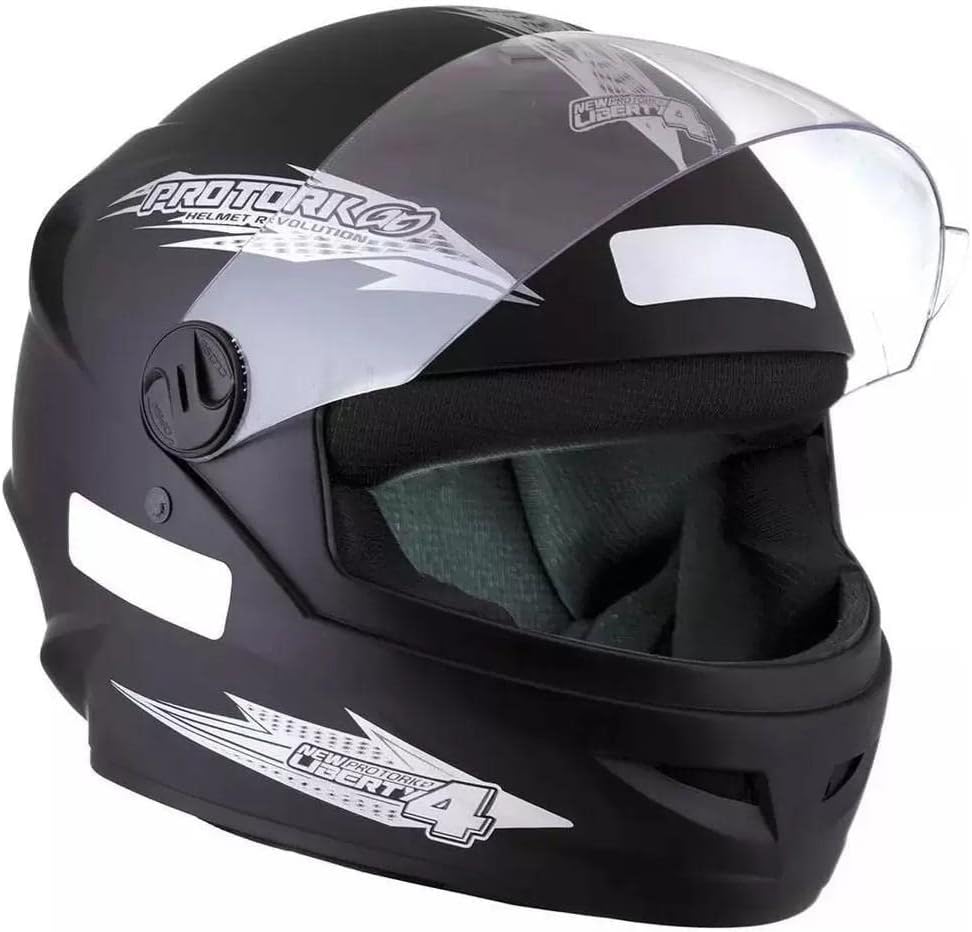 CAPACETE FECHADO PRO TORK NEW LIBERTY 4 SOLID PRETO FOSCO TAM. 58