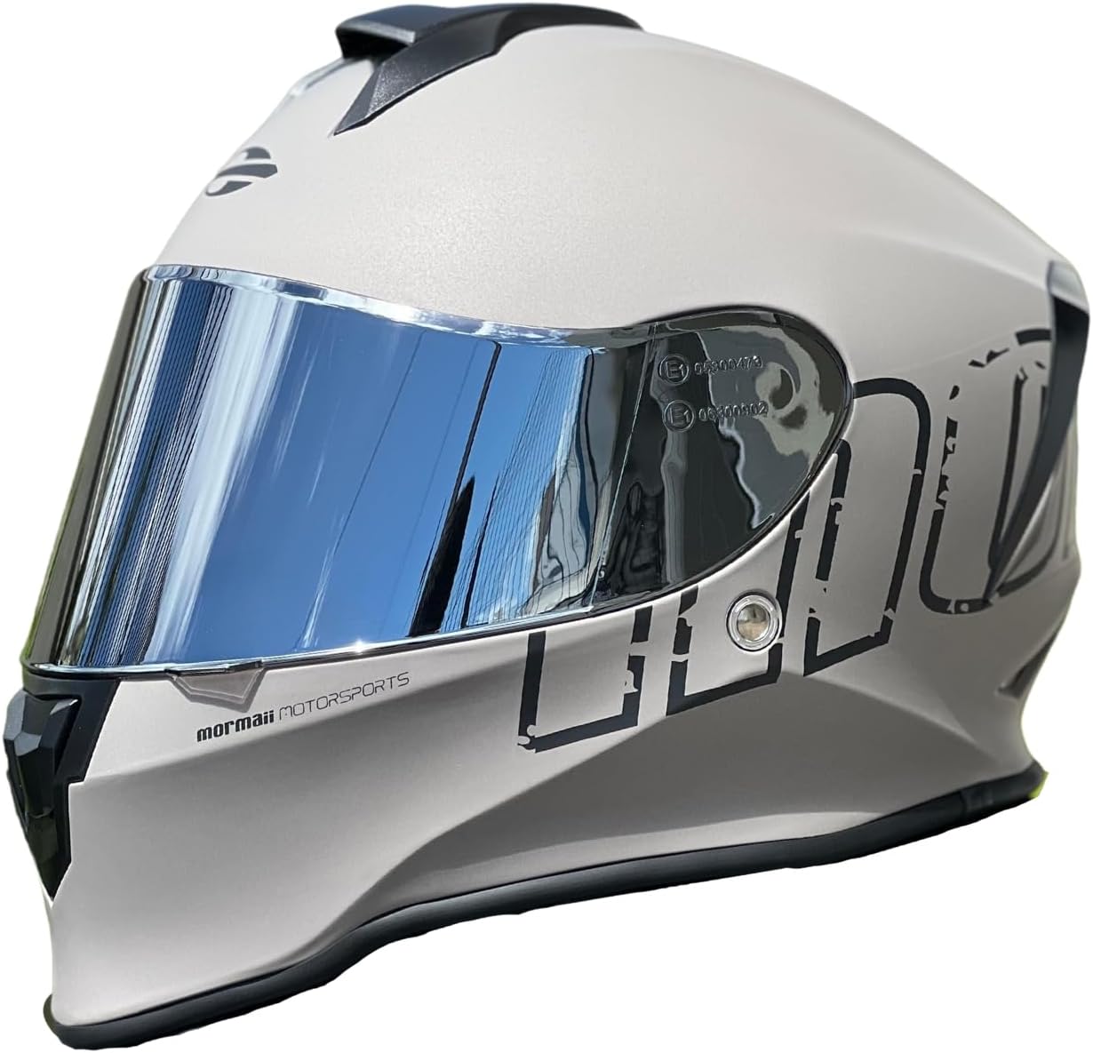 Capacete de Moto Mormaii M1 Titanium Cinza Fosco Original